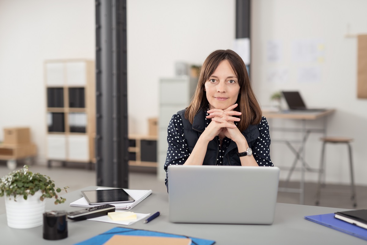 woman in the office