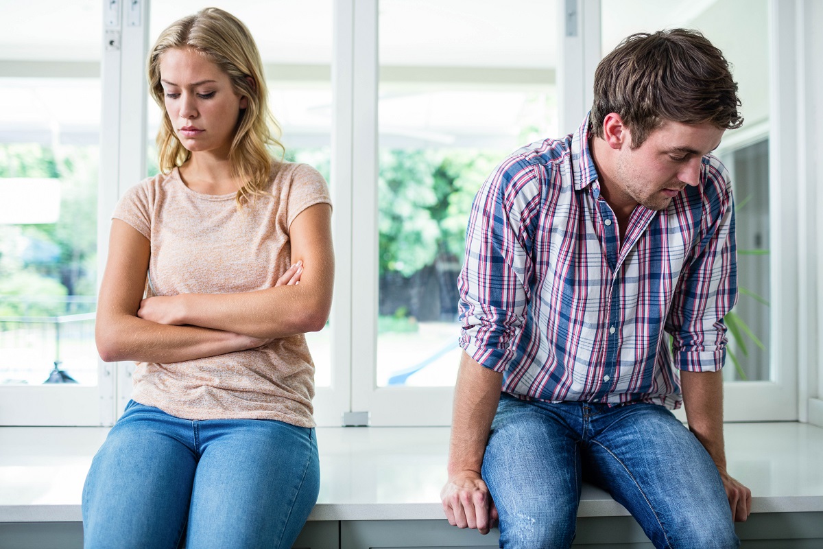 couple arguing 