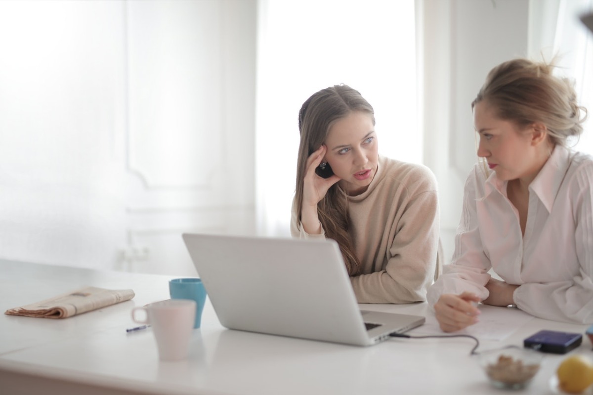 women talking